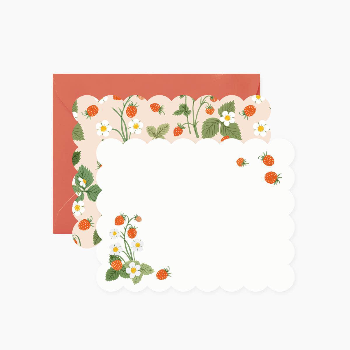 Wild Strawberries Boxed Notecards